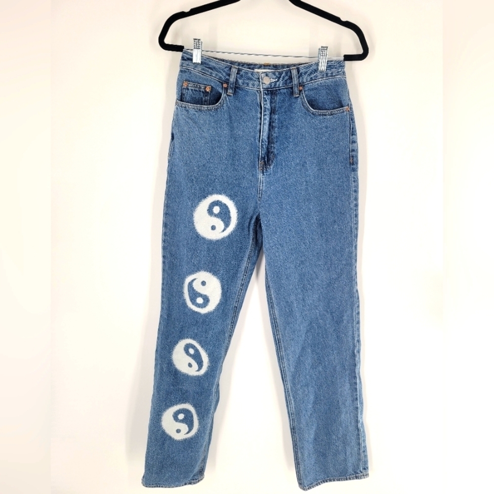 Pascun Eco Yin & Yang Boyfriend Jeans Hi‎ Rise Size 28 - Picture 2 of 5